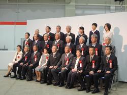 受賞者との記念撮影