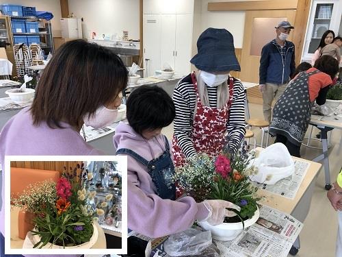 母の日寄せ植え