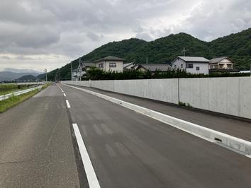 特殊堤区間　完成