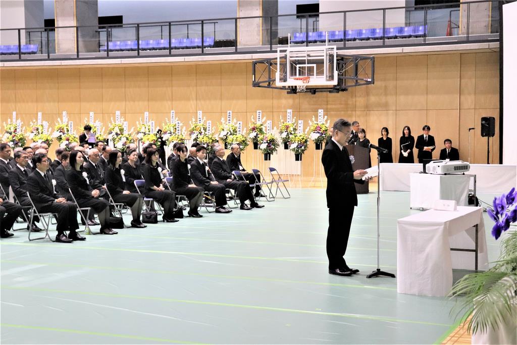 高浜町長 故 野瀬豊氏町民葬に参列しました