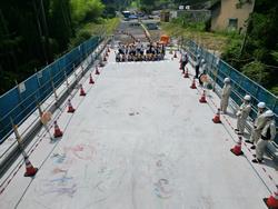 橋梁お絵描き会　坂口小学校